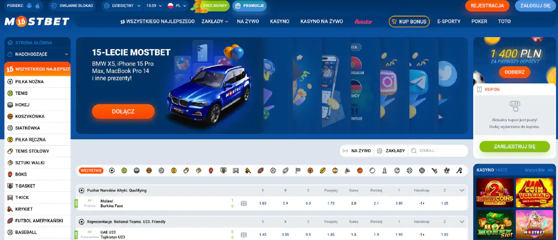 Kasyno Mostbet w Polsce